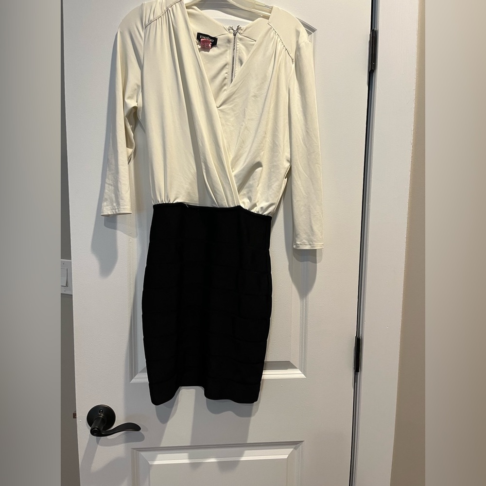 Bebe bandage bottom dress; Size S/P; only worn a few times; great condition